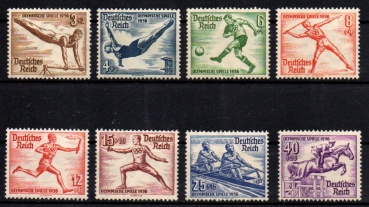 Michel Nr. 609 - 616, Olympiade postfrisch.